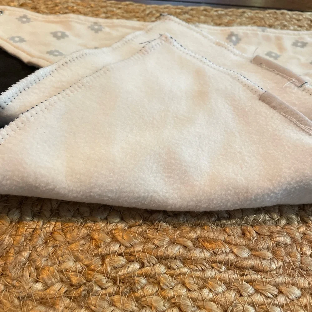 3 handkerchief style bibs
